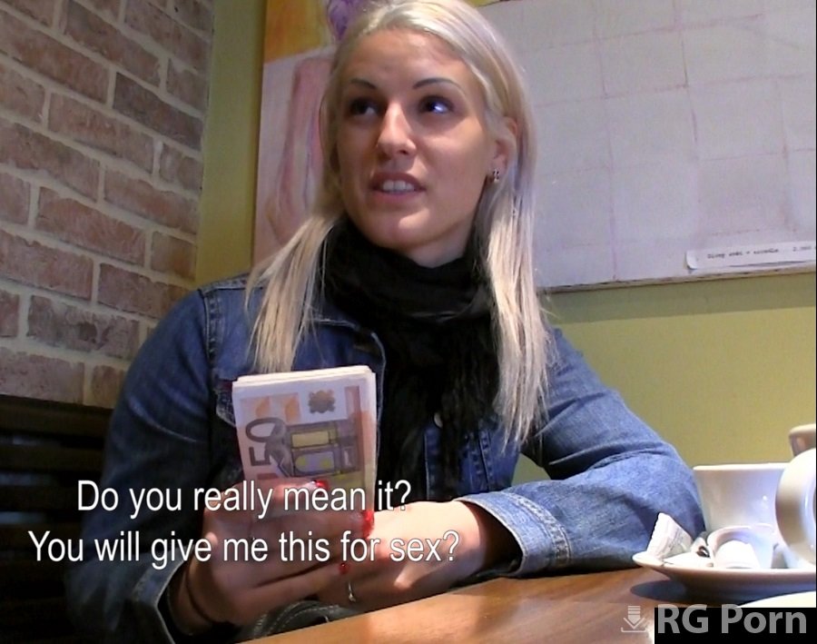 Blanche Bradburry - Fuck in the Coffee Shop With Beauty Babe For Money FullHD