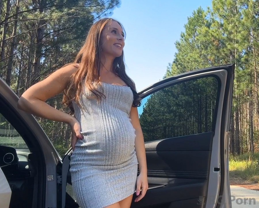 Natasha Jane - Pregnant Wife Cheating With Husbands Best Mate In Her Car FullHD