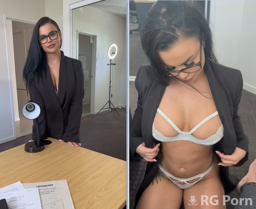 Casey Saron - New Naughty Secretary Casting HD