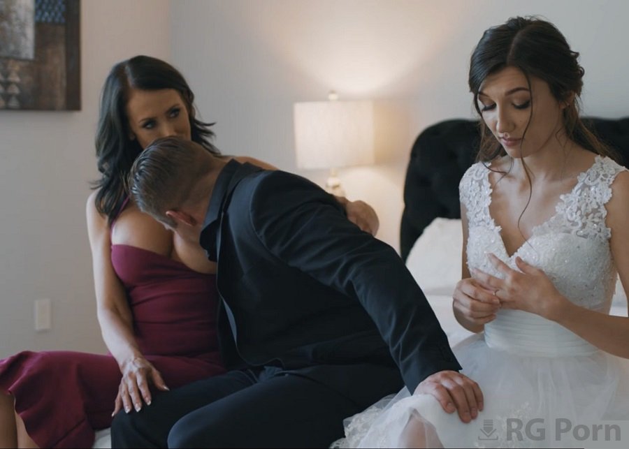 Reagan Foxx, Maya Woulfe - The Groom Cheated On His Bride With Her Busty Stepmother HD