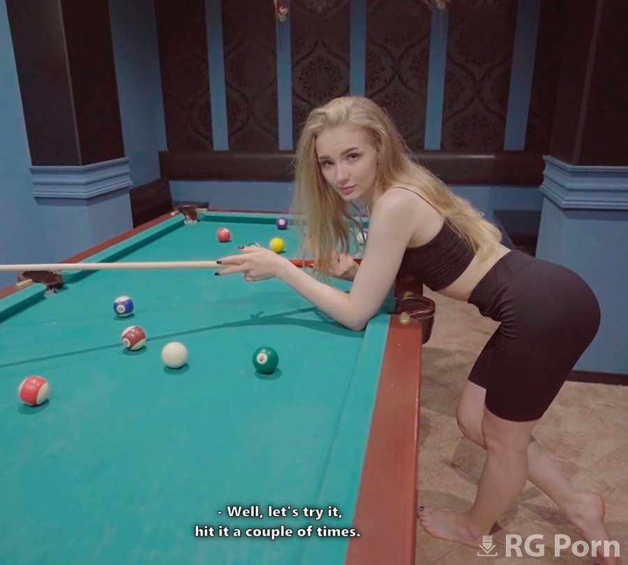 Dolly Rud - Sex With A Cute Girl On A Pool Table FullHD