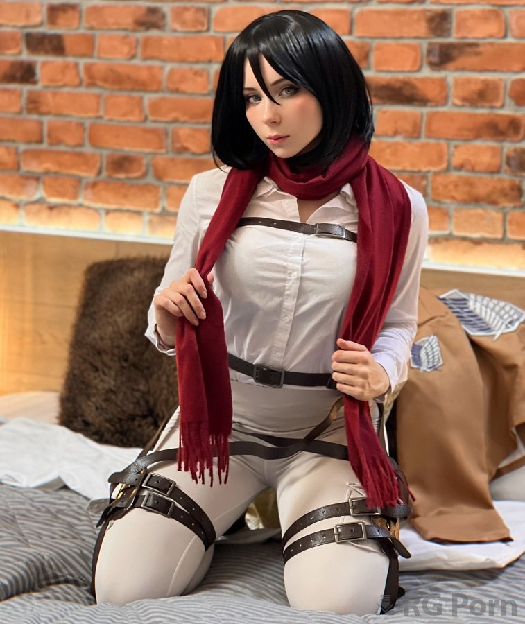 Sweety Fox - Cosplay Mikasa Hot Raw and Rough Anal and Pussy Fuck UltraHD/4K