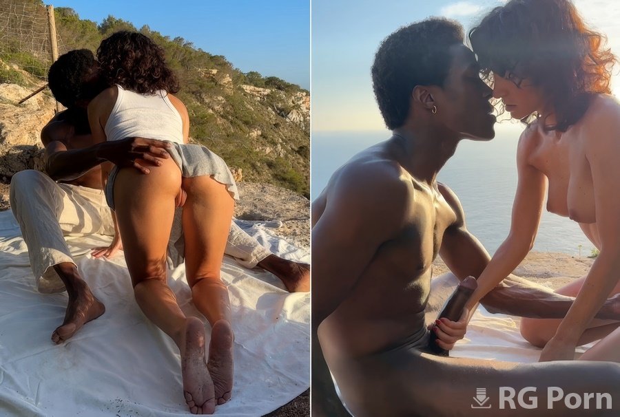 Layla Marlene - Cuckold Fuck With BBC On A Cliff At The Sunset FullHD