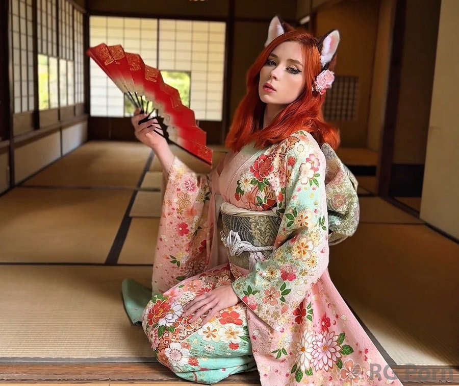 Sweety Fox - Passionate Fucking With Busty Gorgeous Kitsune In Onsen UltraHD/4K