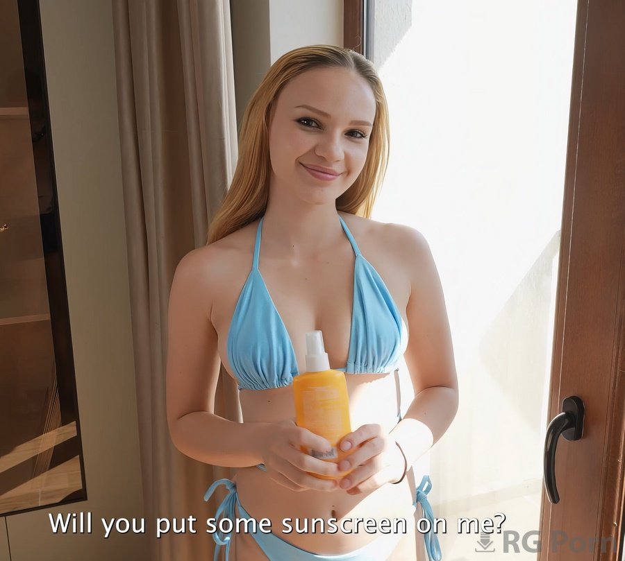 Verlonis Alina - Applying Sunscreen Before The Beach Turned Out To Be Sex UltraHD/4K
