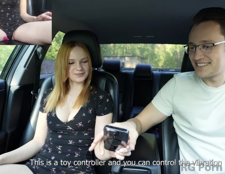 Verlonis Alina - Surprise Verlonis For Justin Lush Control Inside Her Pussy While Driving Car In Public UltraHD/4K