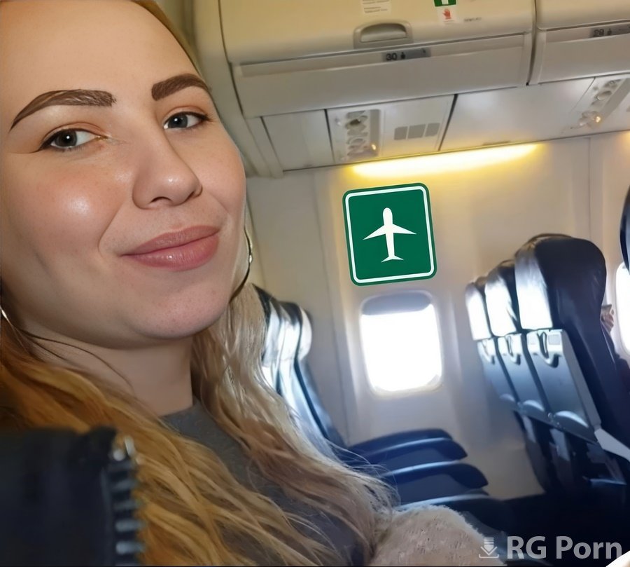 Bella Mur - Airplane Sucking Dick And Masturbating 1080p FullHD
