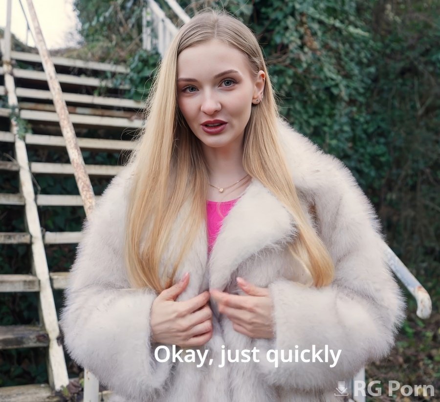 Dolly Rud - A Young Girl In A Fur Coat Had Sex With A Stranger For Money 1080p FullHD