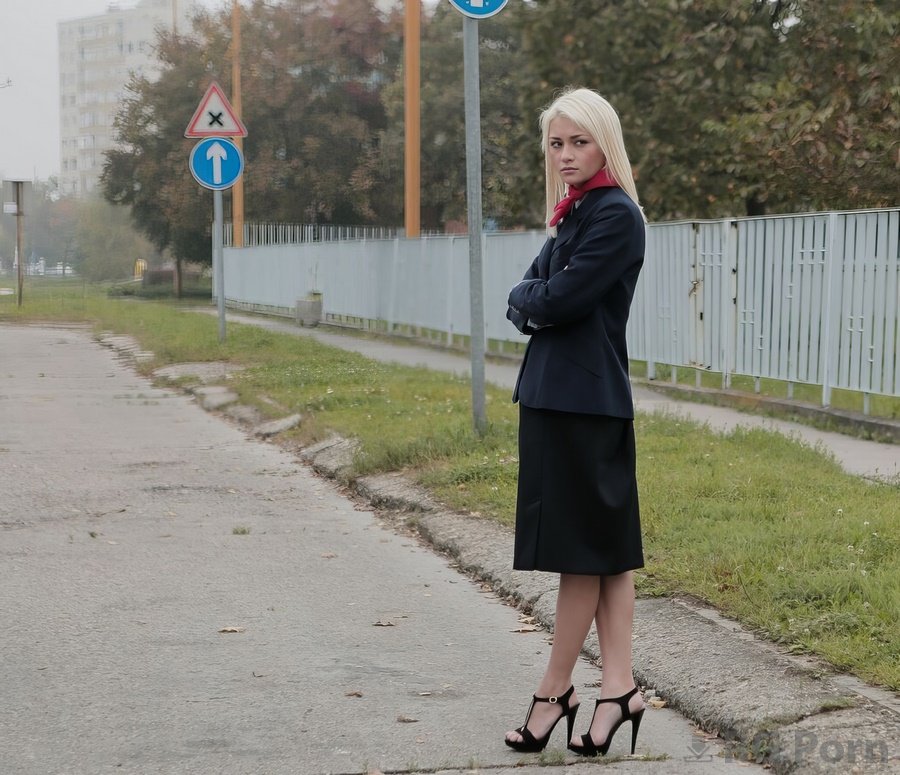 Olivia Devine - Russian Stewardess Pickup And fuck In The Car 1080p FullHD