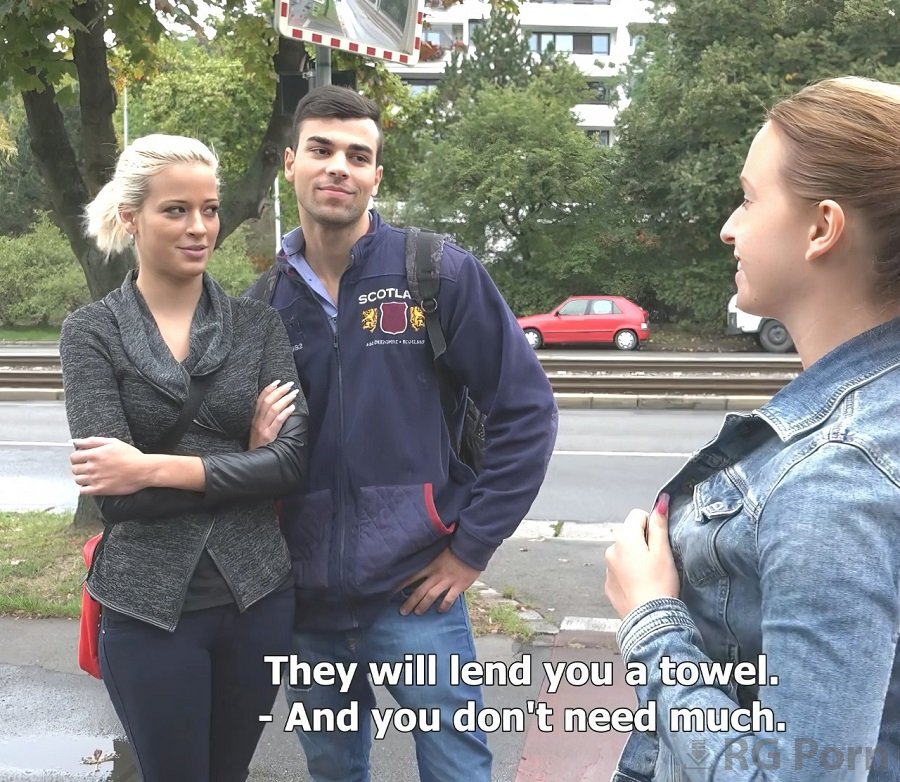 Ria Sunn - A Couple On The Street Invited Strangers To A Sauna For Swinger Sex 1080p FullHD