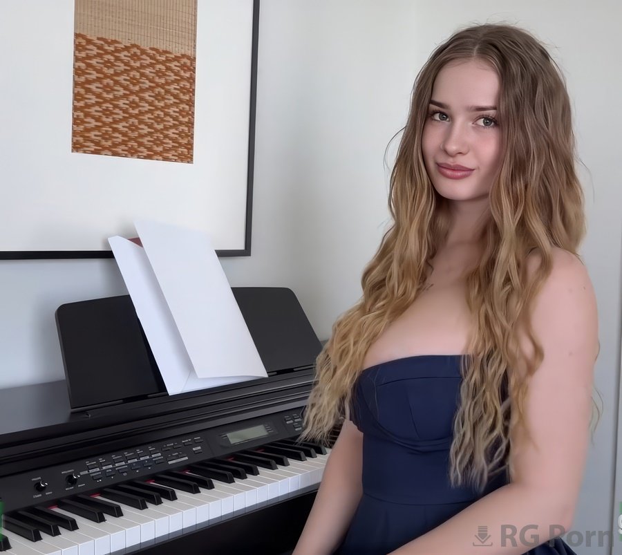 Cumatozz - Busty 18 Yo Girl Seduced Her Teacher During a Piano Lesson 1080p FullHD