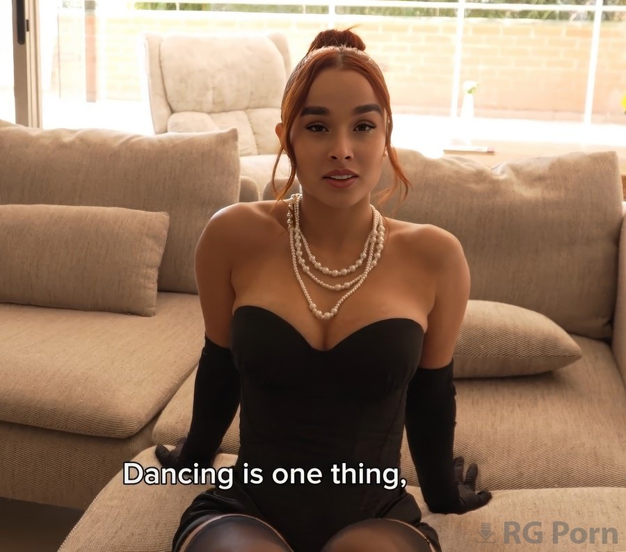 Abella Olsen - Sex with a Charming Girl After the Ball in Evening Dress and Silk Gloves 1080p FullHD