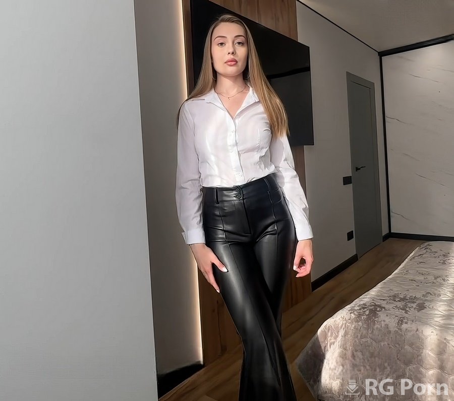 Belovefree - My Stepmom In Leather Pants Caught Me Jerking Off So I Fucked Her Hard 1080p FullHD