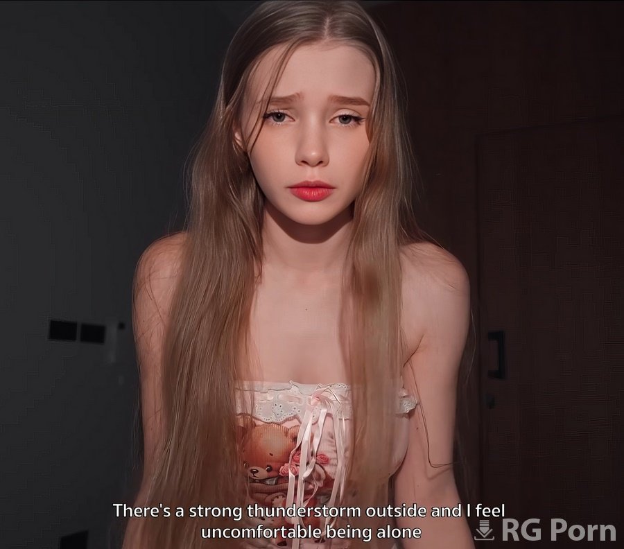 Diana Rider - The Stepsister Was Scared By Thunder And Ran Into Her Stepbrother's Bed 1080p FullHD