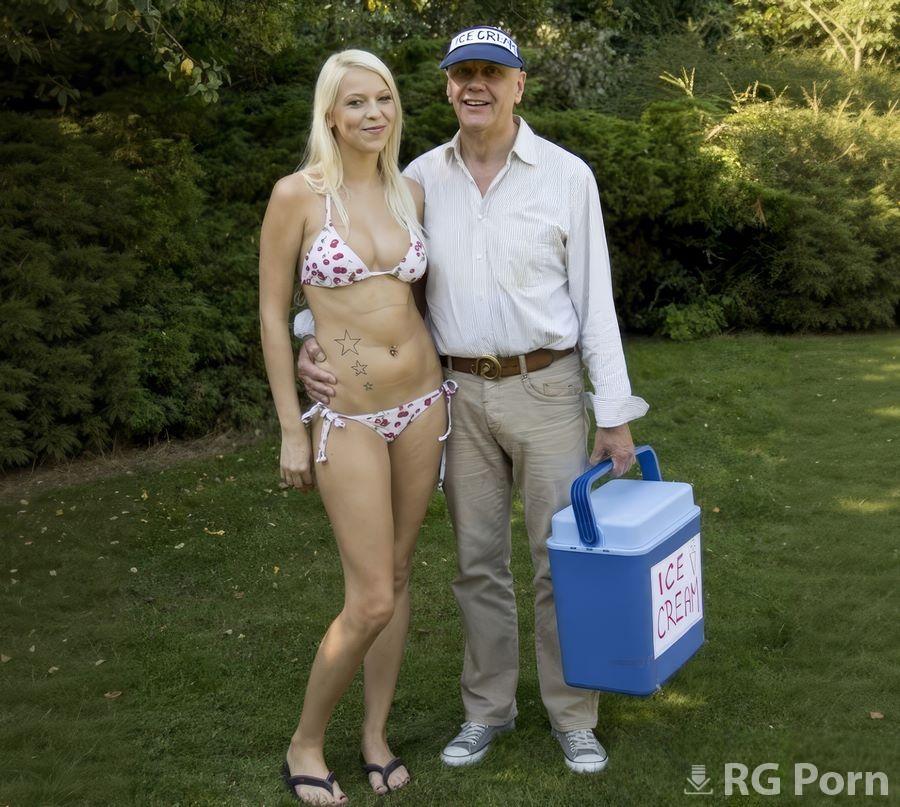 Karol Lilien - A Young Girl In A Bikini Had Sex With An Old Man In A Park. 720p HD