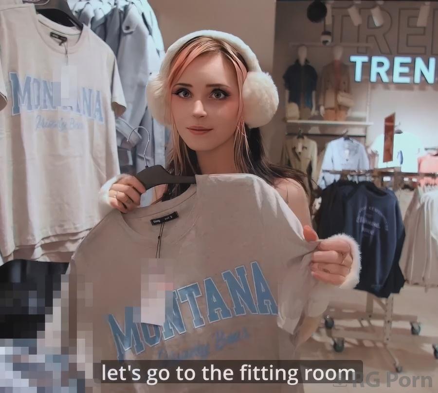 Pinkloving - A Cute Girl Went To The Mall In A Miniskirt Without Panties And With A Butt Plug In Her Ass 1080p FullHD