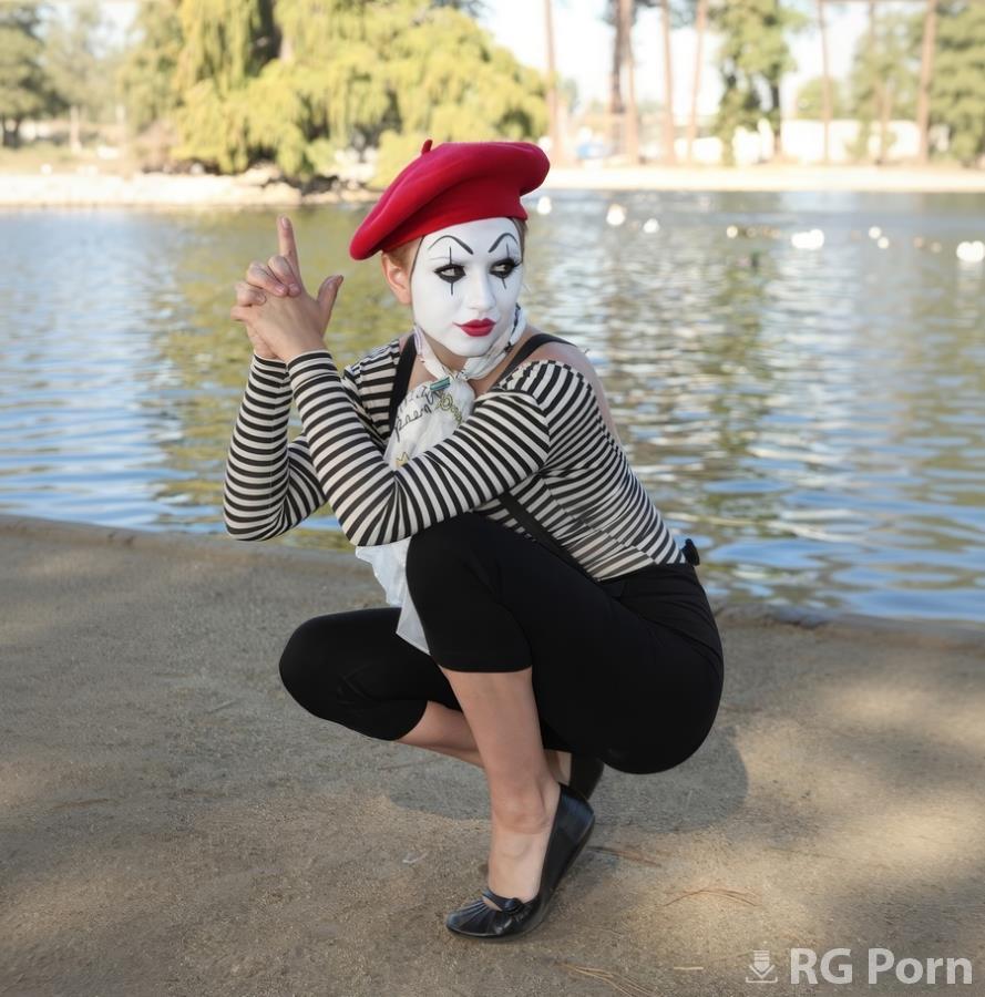 Lexi Belle - Public Sex with a Woman Dressed as a Mime in the Park 720p HD