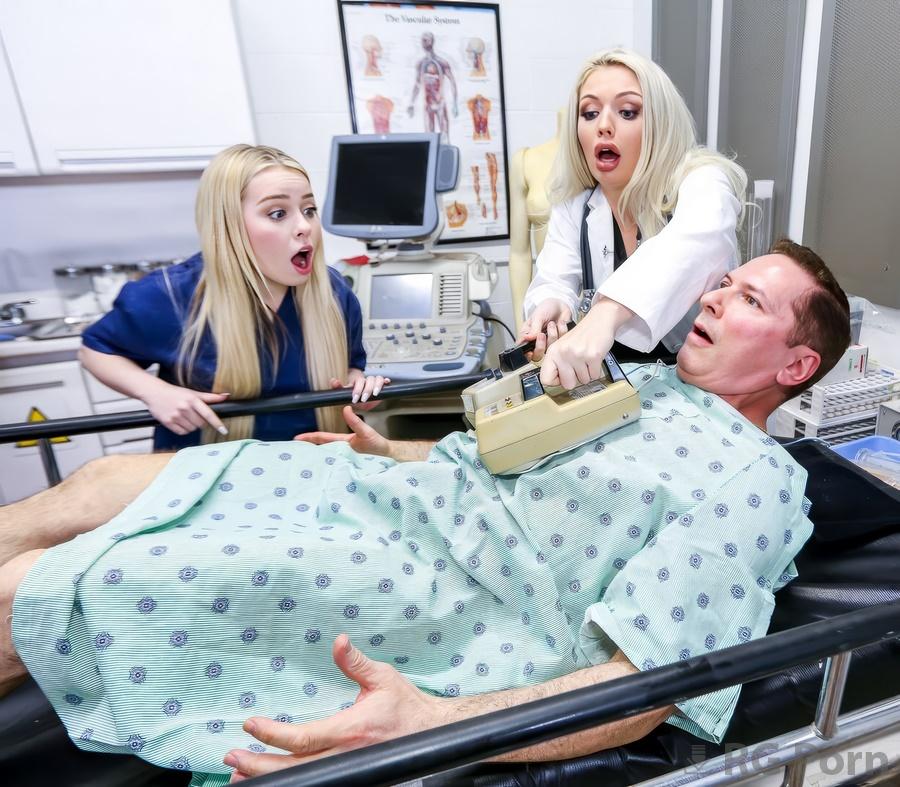 Haley Spades, Missa Mars - Nurse and Female Doctor Fuck With Patient After Medical Mistake 1080p FullHD
