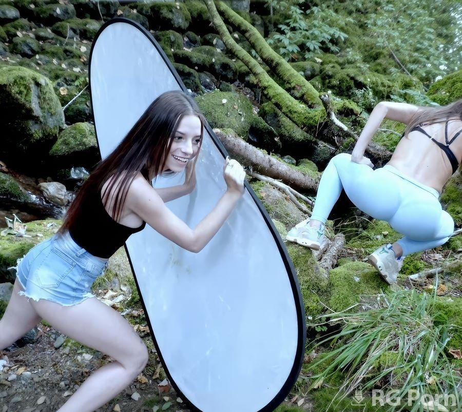 Massy Sweet - Photographer Fucks the Model and Her Assistant by the River After the Photoshoot 1080p FullHD