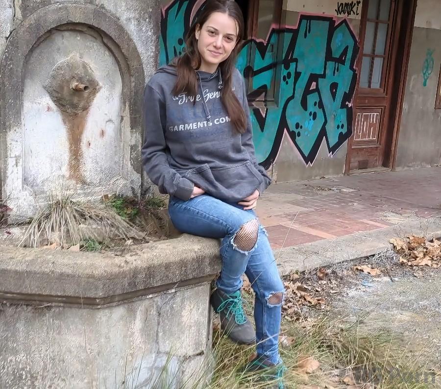 Kink LoversX - Cute Girl Fucked Hard In An Abandoned Building 1080p FullHD