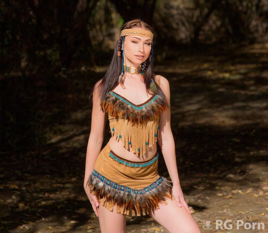 Jennifer Jacobs - Beautiful Native Girl in Traditional Dress Gets Fucked Hard 1080p FullHD